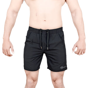 BWB Men's Black Sports Shorts