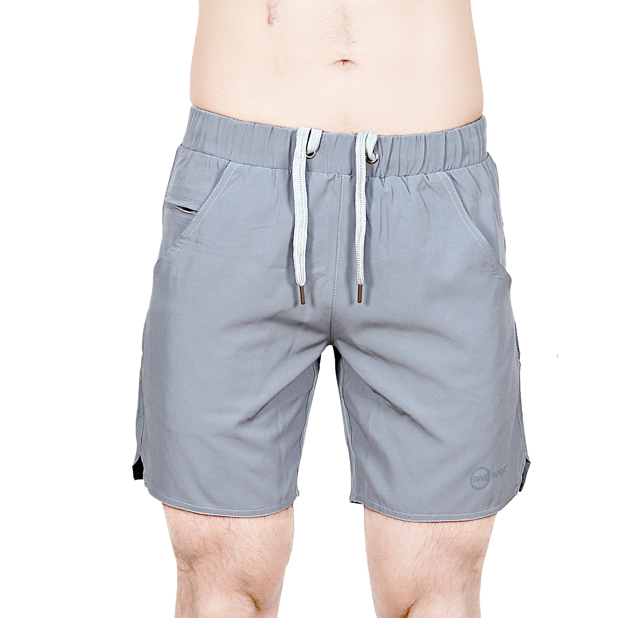 BWB Men's Grey Sports Shorts