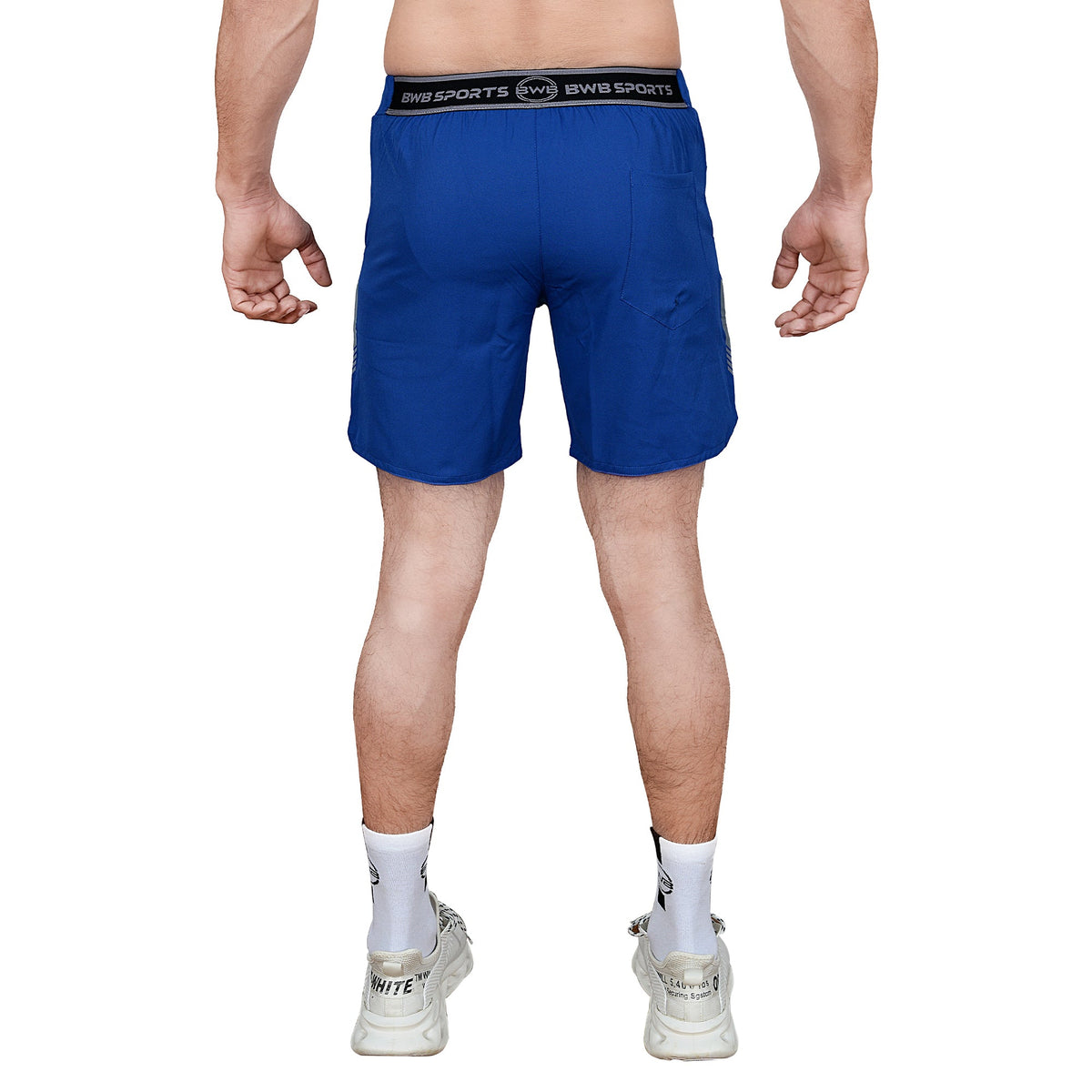 BWB Men's Royal Blue Sports Shorts
