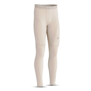 BWB Men's Beige Compression Baselayer Leggings