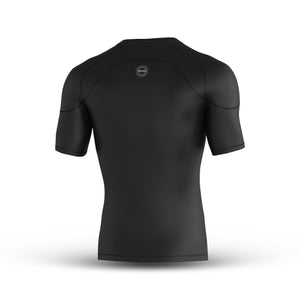 BWB Men's Black Compression Top Short Sleeve