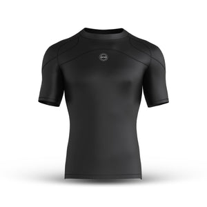 BWB Men's Black Compression Top Short Sleeve