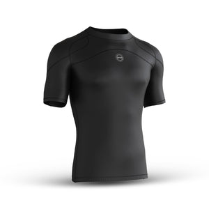 BWB Men's Black Compression Top Short Sleeve