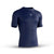 BWB Men's Navy Blue Compression Top Short Sleeve