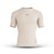 BWB Men's Beige Compression Top Short Sleeve