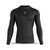 BWB Men's Black Long Sleeve Baselayer Compression Shirt & Leggings Set