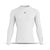 BWB Men's White Long Sleeve Baselayer Compression Shirt