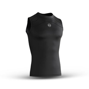 BWB Men's Black Compression Top Sleeveless