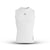 BWB Men's White Compression Top Sleeveless