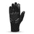 BWB Black Full Finger Gel Padded Winter Cycling Gloves