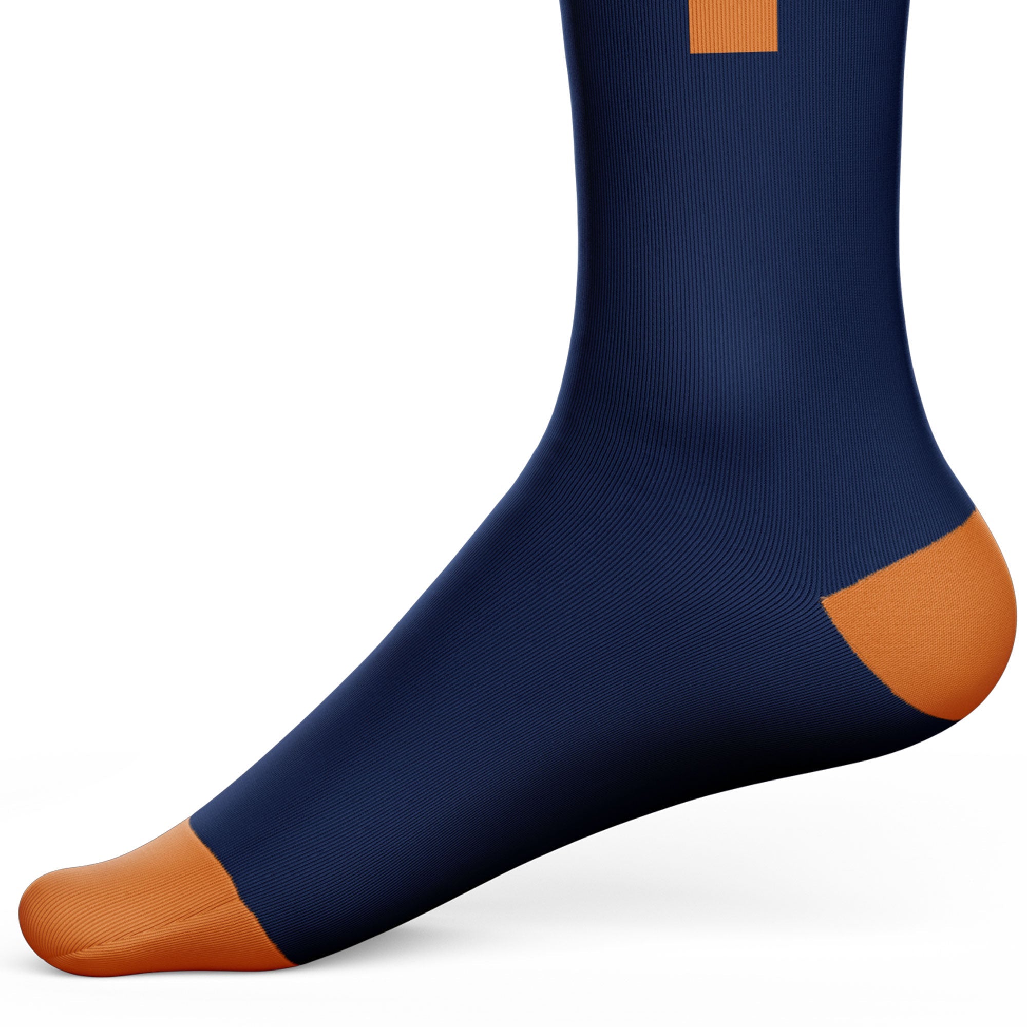 BWB 3 Pairs Navy Blue Crew Cycling Socks