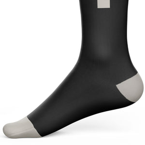 BWB 3 Pairs Black Crew Cycling Socks