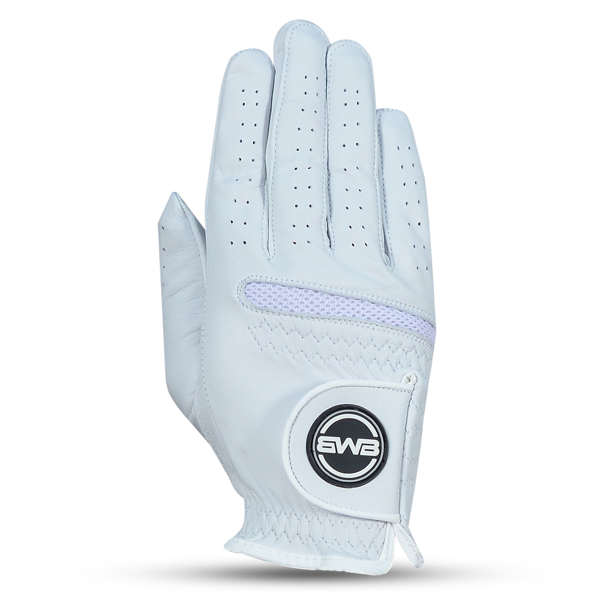 BWB Men's White Right Hand Golf Glove