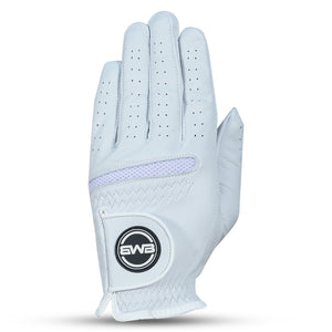 BWB Men's White Left Hand Golf Glove